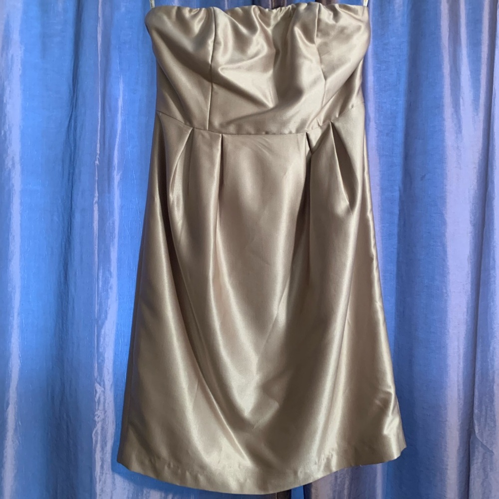 Theme Gold Satin dress